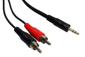 5m 3.5mm Stereo to Two RCA Cable