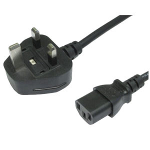 1m C13 Mains Power Cable UK to Kettle Type