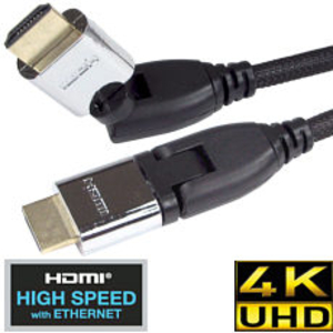 1m HDMI Cable with Swivel & Rotate Connectors