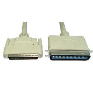 1m SCSI Cable Centronic 50 Pin to SCSI 3 HP68