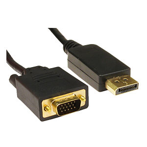 1m Displayport to VGA Cable DP Male to VGA Male