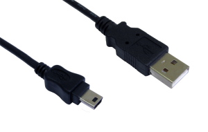 Mini USB Cable 2m USB A to Mini B 5 Pin