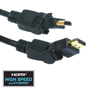 2m HDMI Rotating Cable with Swivel High Speed Ethernet