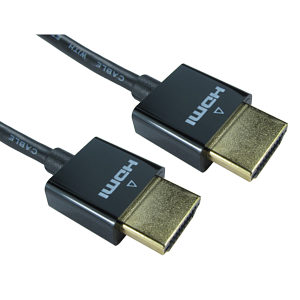 1m Thin Wire High Speed HDMI Cable with Ethernet Slim