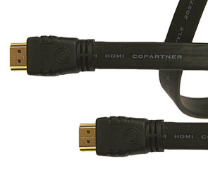 Sharpview Flat HDMI to HDMI Cable Black 3m