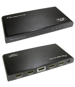4 Port HDMI Splitter HDMI 2.0 HDCP 2.2 4k