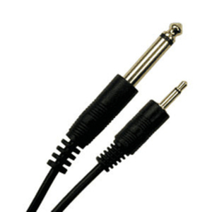 0.5m 6.35mm Jack to 3.5mm Jack Mono Cable