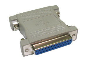 D25 (F) to D25 (F) Null Modem Adapter