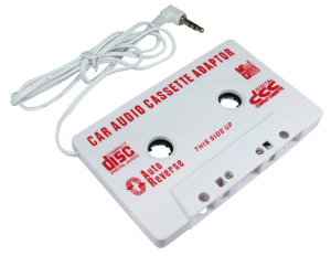 3.5mm Jack to Cassette Adapter - White