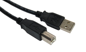 5m USB 2.0 Type A (M) to Type B (M) Data Cable - Black