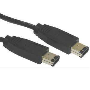 2m Firewire 6 Pin (M) to 6 Pin (M) Cable