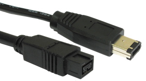 2m Firewire 9pin to 6 pin Cable