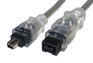 3m Firewire 9 Pin (M) to 4 Pin (M) Cable