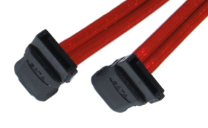 1m SATA v2 Data Cable - Right Angled