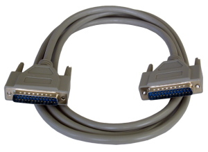 10m D25 (M) to D25 (M) Serial Cable, All Lines