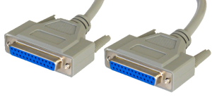 2m D25 (F) to D25 (F) Null Modem Cable