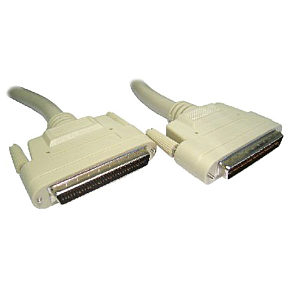 2m SCSI 3 Half Pitch 68 M to M Cable
