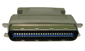 SCSI 1-2 50 Pin Centronic (M) to Half Pitch 50 (F) Adapter