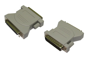 SCSI 1-2 D25 (M) to Half Pitch 50 (F) Adapter