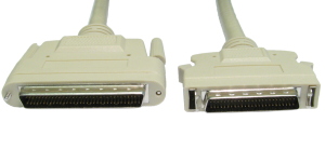 1m SCSI 2-3 Half Pitch 50 (M) to Half Pitch 68 (M) Cable