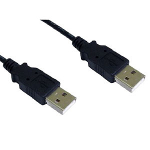 3M A to A USB Cable Black USB 2.0