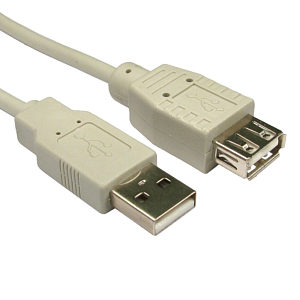 1M USB 2.0 Extension Cable