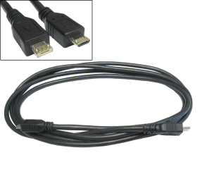 1.8M USB 2.0 Micro Data Cable Micro A Micro B