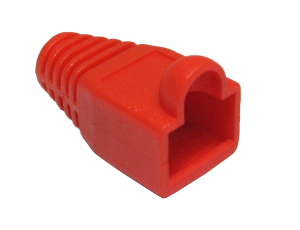 Red RJ45 Snagless Boot