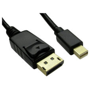 1m Mini DisplayPort to DisplayPort Cable- Black