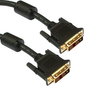1m DVI Cable Single Link - DVI-D Pro Grade Gold