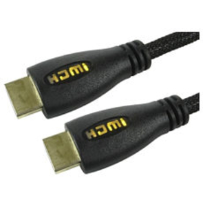 5m HDMI Cable with Yellow LED Illuminated Connectors
