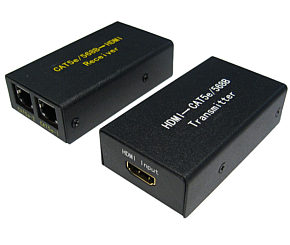 CAT5 Ethernet HDMI Extender 1080p 30m