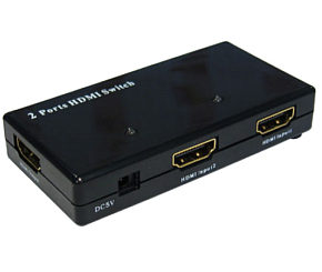 2 Way HDMI Switch 1080p Compatible