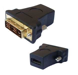 HDMI to DVI Adapter HDMI Female to DVI-D Male - Gold