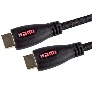 Light Up HDMI Cable 2m Red - 1080p 4k 3D ARC