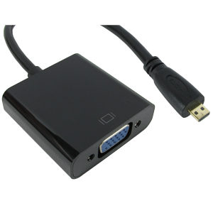 Micro HDMI to VGA Converter Cable with Audio