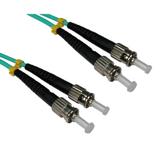 10m ST-ST OM3 Fibre Optic Network Cable