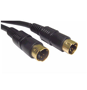 S-Video Cable 15 Metre Premium Gold Plated S-Video Lead
