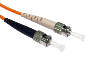 1m Fibre Optic Cable ST-ST orange 50/125 OM2