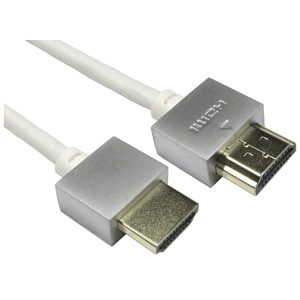 Super Slim HDMI Cable White 0.5m 4k HSE