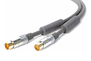 Techlink 680120 Professional 1.5m TV Aerial Cable - Plug to Plug