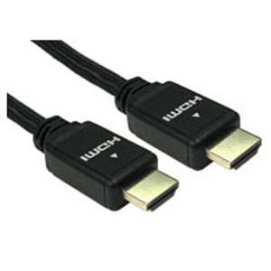 1m HDMI v2.1 Certified Cable - Black Aluminium Shell