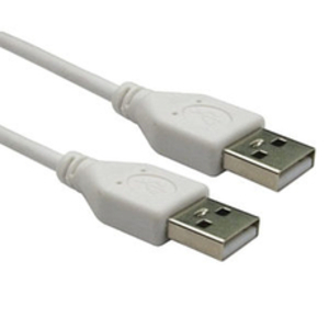 3m USB 2.0 Type A M to Type A M Data Cable White