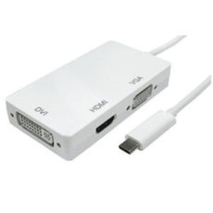 USB Type C to HDMI, DVI and VGA