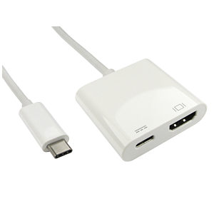 USB Type C to HDMI Adapter with Power Delivery