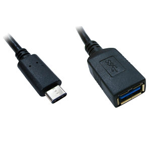 1m USB Type C to Type A Female Cable