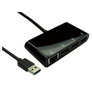 USB3.0 Gigabit Ethernet Adapter with Hub