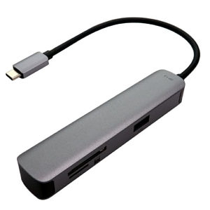 Type-C to HDMI4K-60Hz-USB-A x2-SD-TF with DP1.4 Alt mode