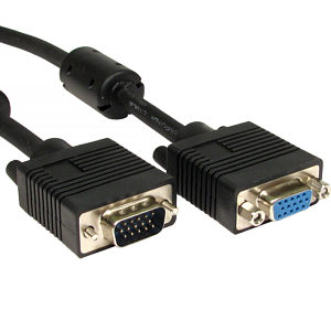 VGA Extension Cable HD15 10m Fully Wired DDC Compatible