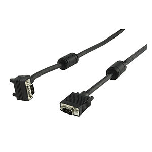VGA Right Angle Cable 1.8m - SVGA 90 Degree